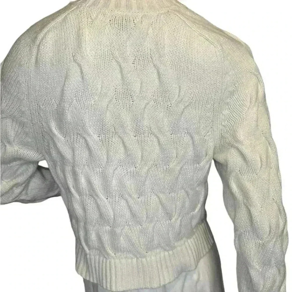 Banana Republic Cropped Knit Crewneck Sweater Size L. - Picture 5 of 9